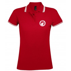 Polo coton femme